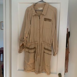 Anthropologie cargo short romper